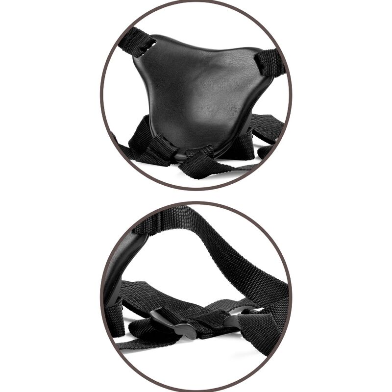 KING COCK - ELITE ADJUSTABLE COMFORTABLE HARNESS WITH 7" DILDO