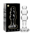 NEBULA SERIES BY IBIZA - MODEL 1 CLEAR BOROSILICATE GLASS STOPPER 10.5 CM -O- 3 CM