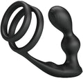 PRETTY LOVE - MARSHALL PENIS RING WITH VIBRATING ANAL PLUG WITH REMOTE CONTROL