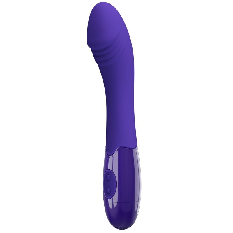 PRETTY LOVE - PURPLE VIBRATING DILDO ELEMENTAL YOUTH