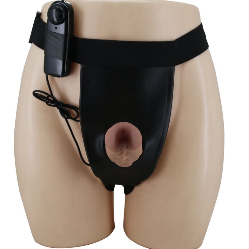PRETTY LOVE - HARNESS PANTIES WITH VIBRATING DILDO INCLUDED