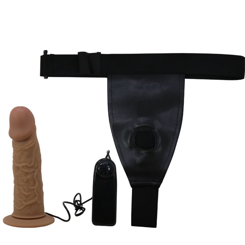 PRETTY LOVE - HARNESS PANTIES WITH VIBRATING DILDO INCLUDED