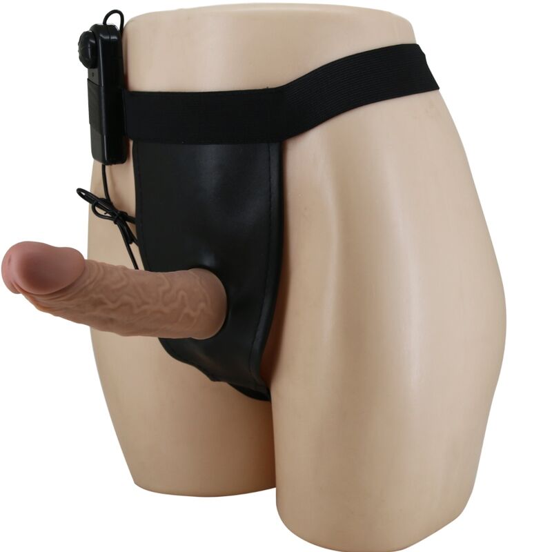 PRETTY LOVE - HARNESS PANTIES WITH VIBRATING DILDO INCLUDED