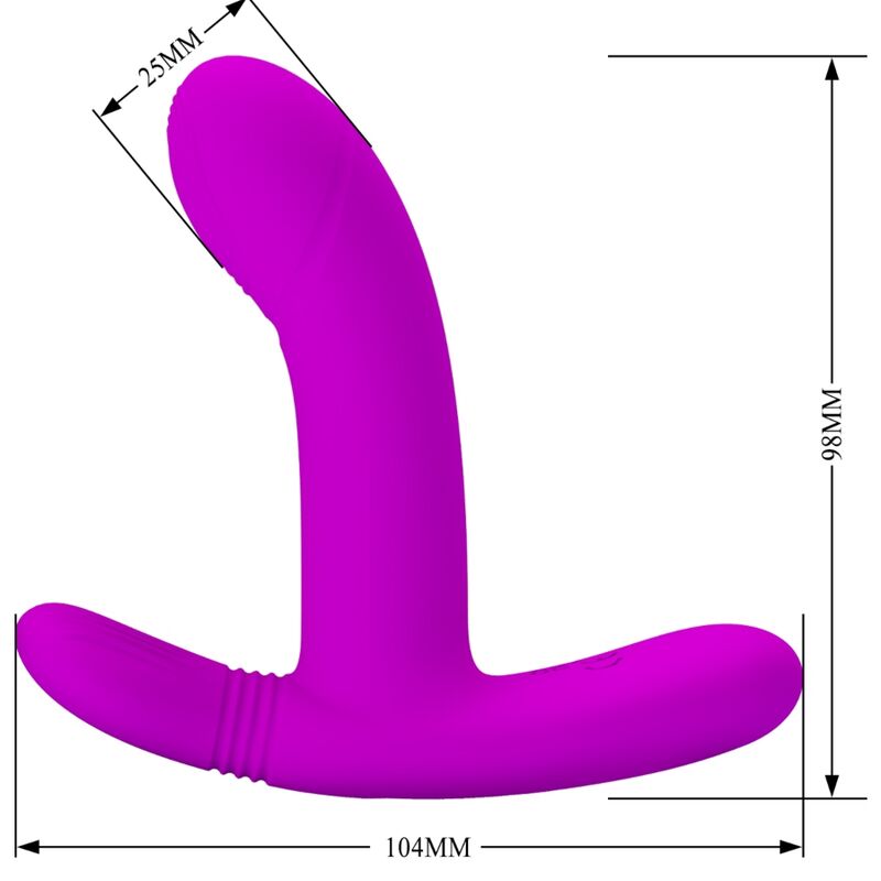 PRETTY LOVE - GERI CLITORIS MASSAGER ROSE REMOTE CONTROL
