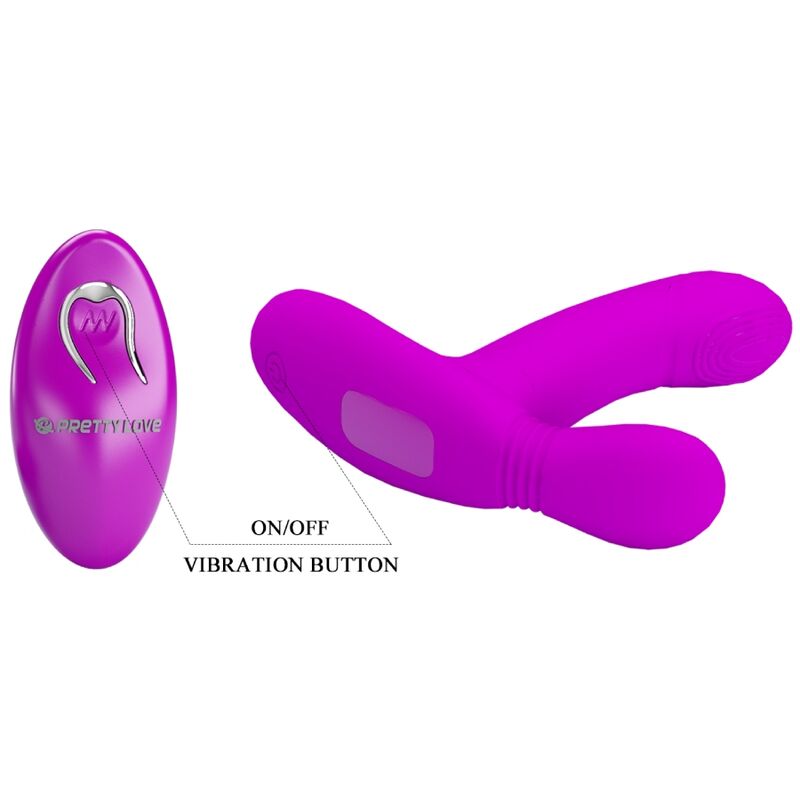 PRETTY LOVE - GERI CLITORIS MASSAGER ROSE REMOTE CONTROL