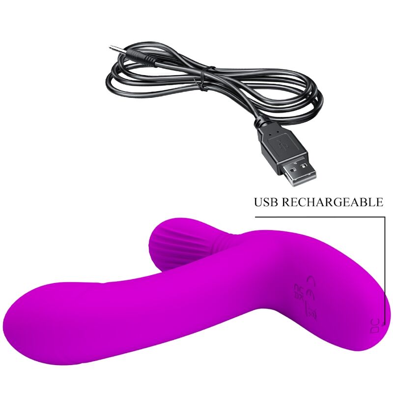 PRETTY LOVE - GERI CLITORIS MASSAGER ROSE REMOTE CONTROL