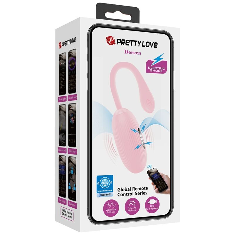 PRETTY LOVE - DOREEN RECHARGEABLE PINK VIBRATING EGG