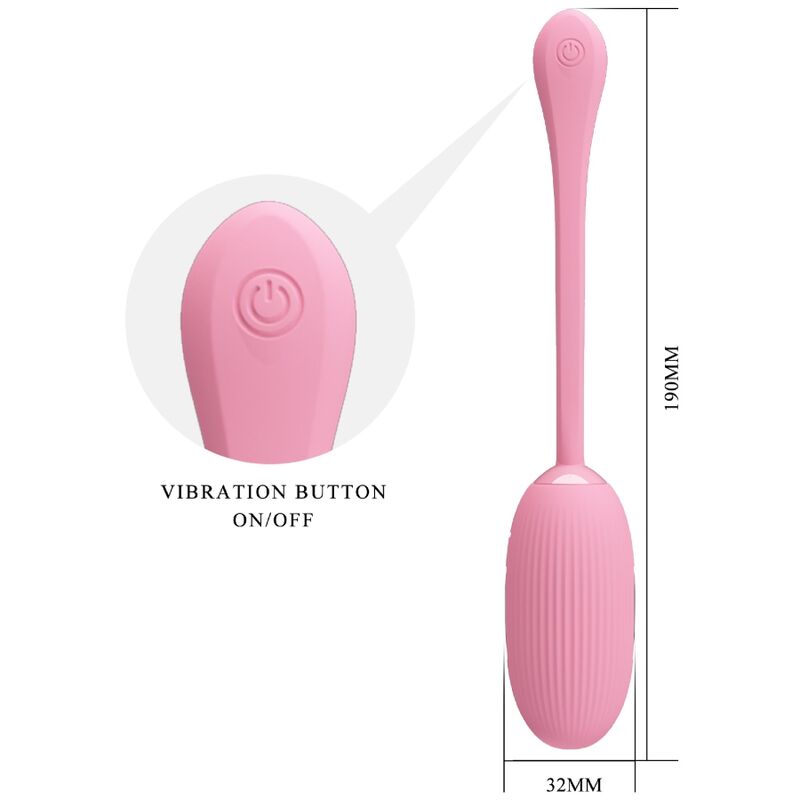 PRETTY LOVE - DOREEN RECHARGEABLE PINK VIBRATING EGG