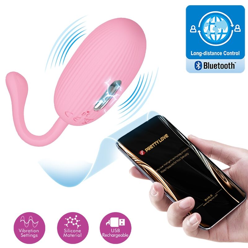 PRETTY LOVE - DOREEN RECHARGEABLE PINK VIBRATING EGG