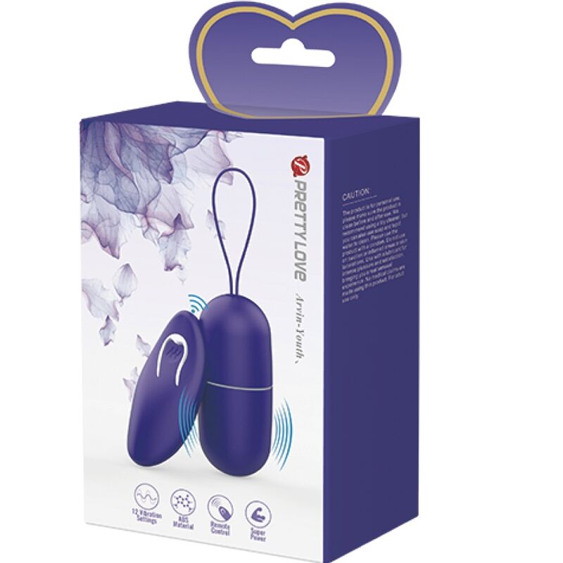 PRETTY LOVE - ARVIN YOUTH VIBRANT EGG REMOTE CONTROL PURPLE