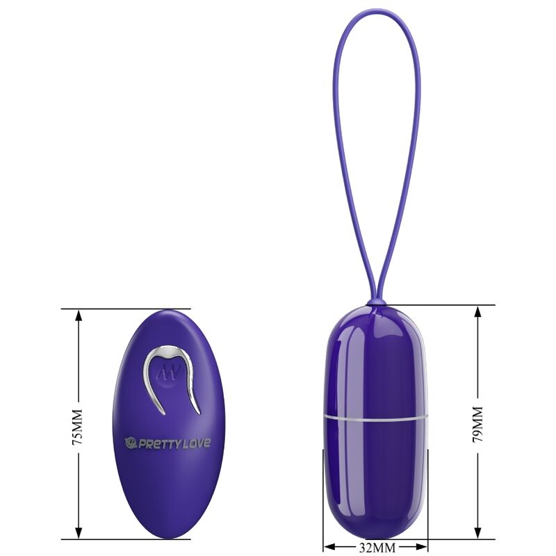 PRETTY LOVE - ARVIN YOUTH VIBRANT EGG REMOTE CONTROL PURPLE