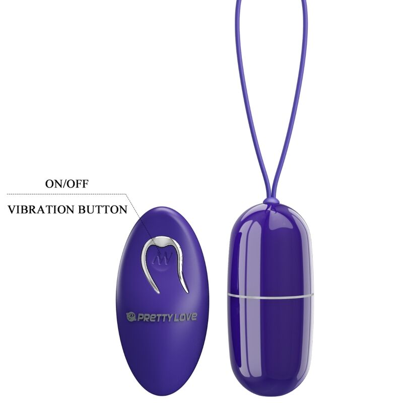 PRETTY LOVE - ARVIN YOUTH VIBRANT EGG REMOTE CONTROL PURPLE