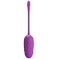 PRETTY LOVE - RECHARGEABLE VIBRATING EGG MARINE TEXTURE PURPLE