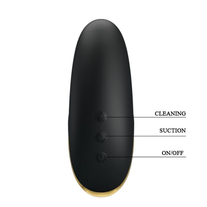PRETTY LOVE - BLACK LUXURY RECHARGEABLE SUCTION MASSAGER