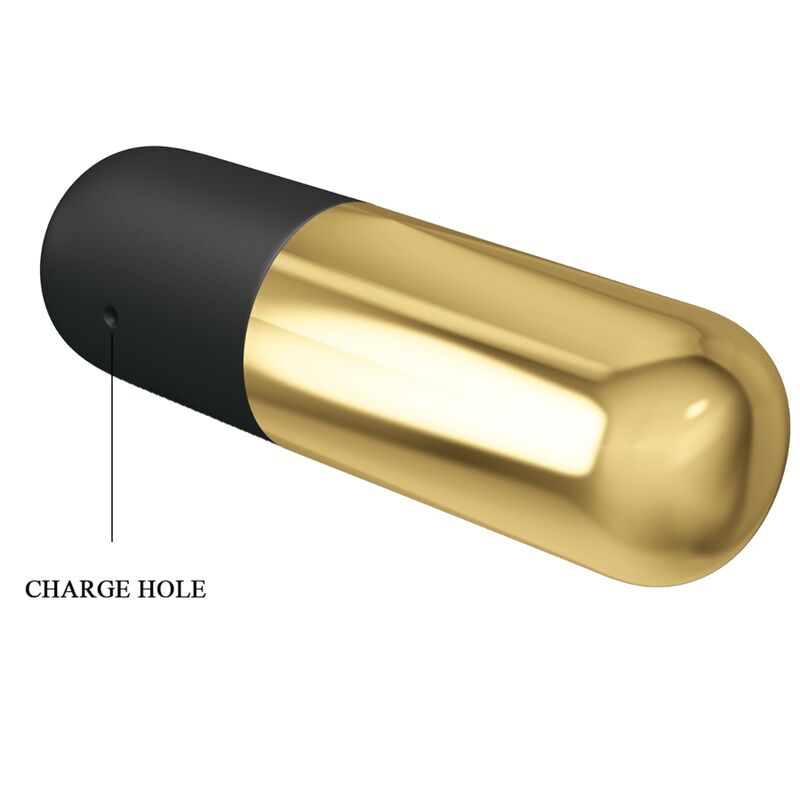PRETTY LOVE - RECHARGEABLE GOLD BULLET VIBRATOR