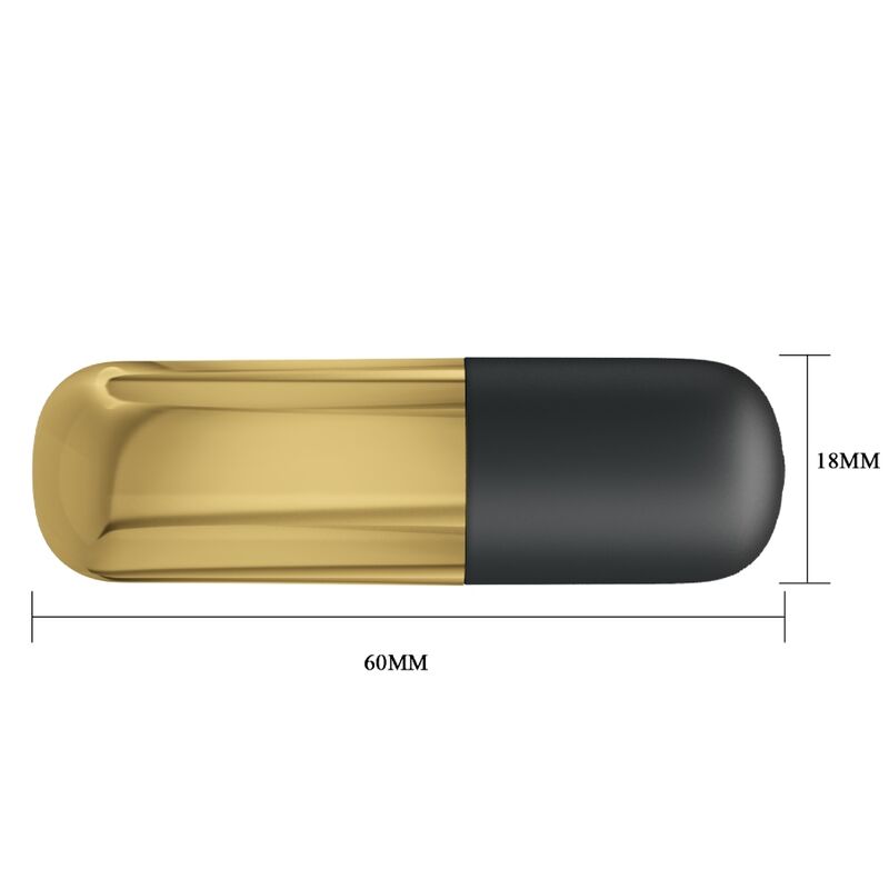 PRETTY LOVE - RECHARGEABLE GOLD BULLET VIBRATOR