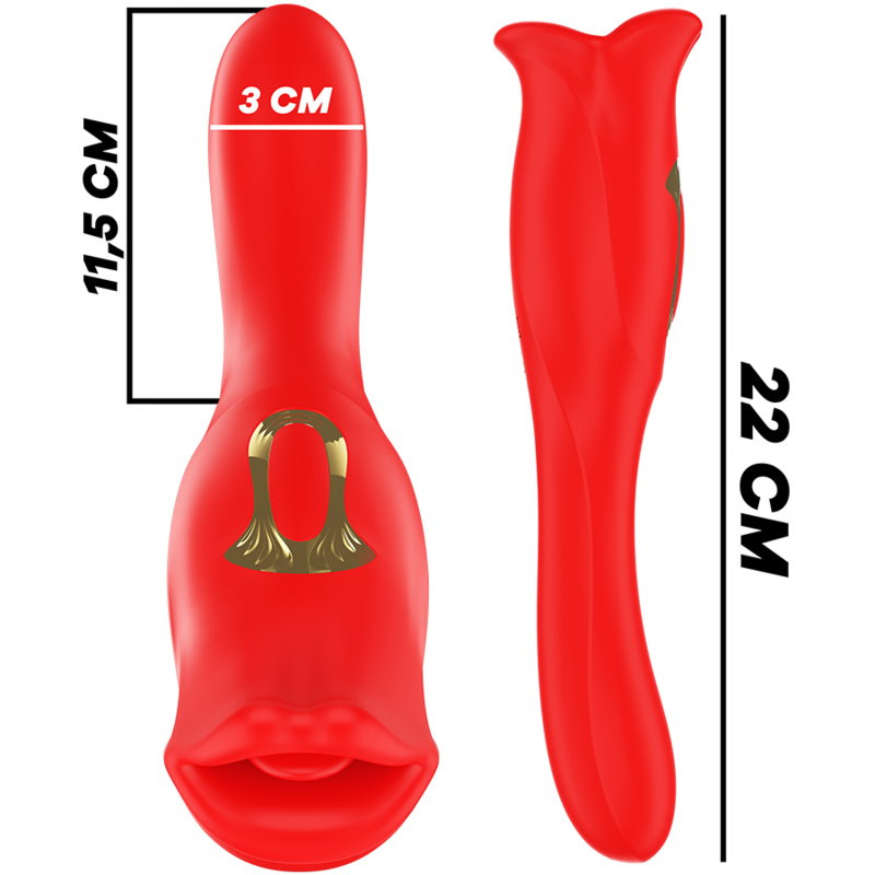 MIA - SIENA VIBRATING TRIPLE PLEASURE + BITE