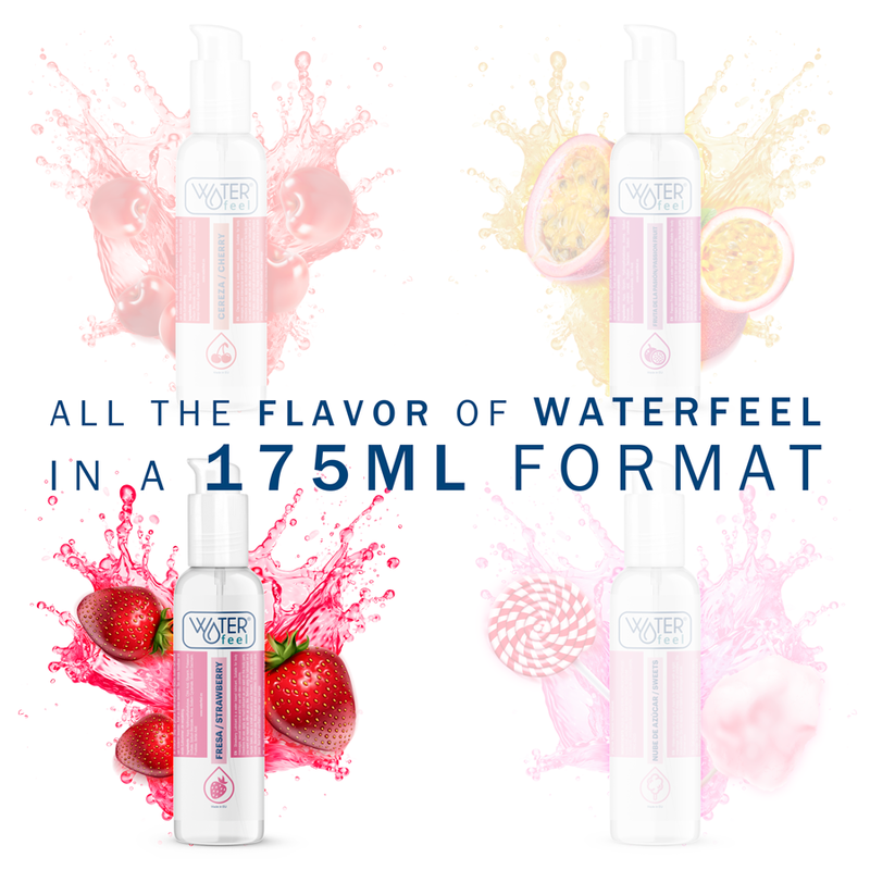 WATERFEEL - STRAWBERRY-FLAVOURED WATER-BASED LUBRICANT 175 ML
