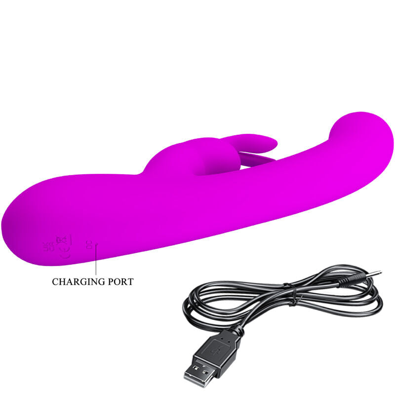 PRETTY LOVE - LAMAR RABBIT VIBRATOR AND G-SPOT VIOLET
