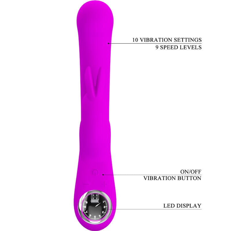 PRETTY LOVE - LAMAR RABBIT VIBRATOR AND G-SPOT VIOLET