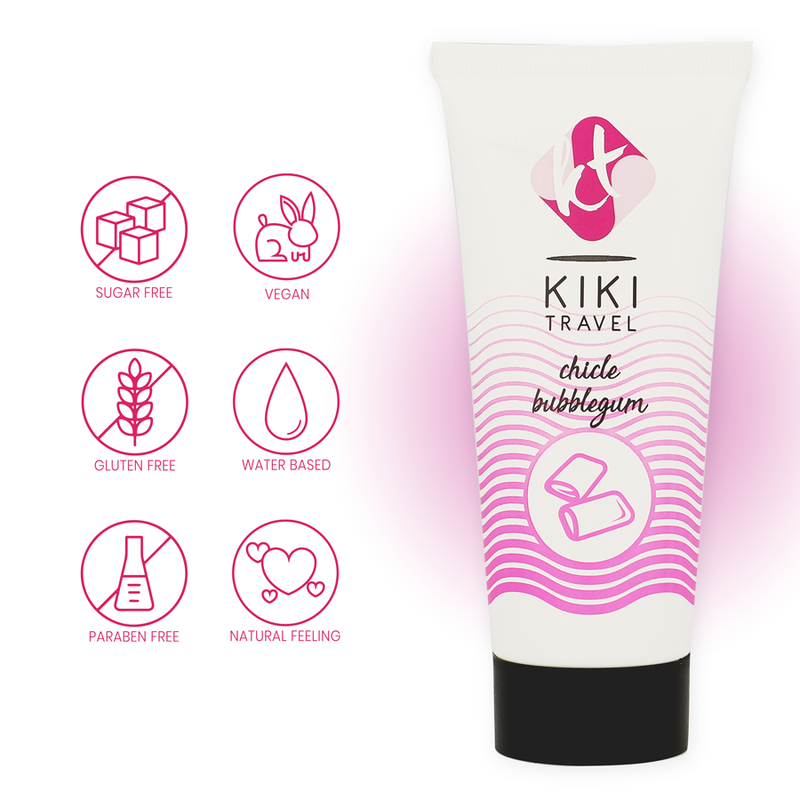 KIKÍ TRAVEL - STRAWBERRY LUBRICANT 50 ML