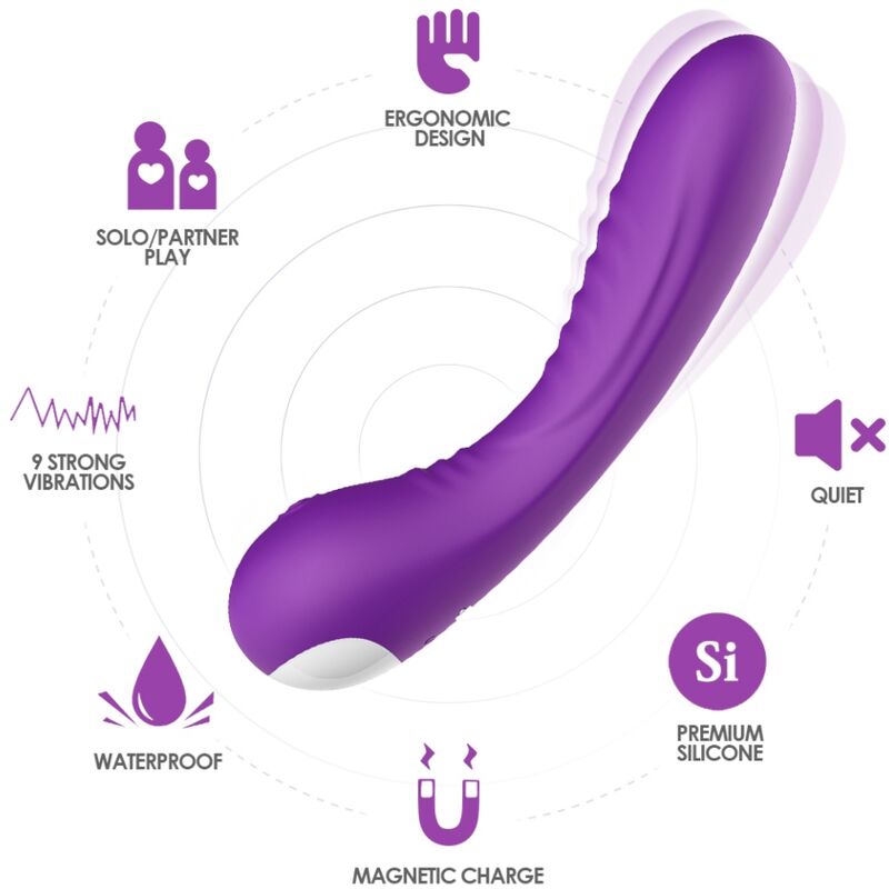 HARMONY - LEGEND VIBRATOR SILICONE PURPLE