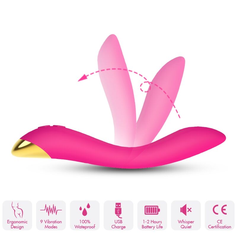 ARMONY - MULTI-POSITION FUCHSIA FLAMINGO VIBRATOR