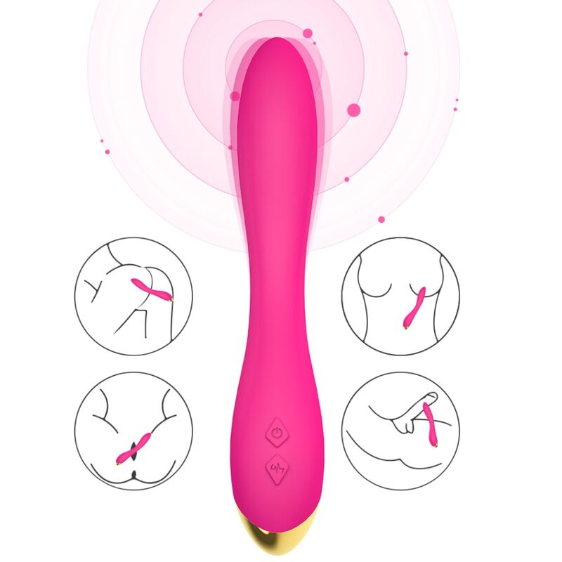 ARMONY - MULTI-POSITION FUCHSIA FLAMINGO VIBRATOR