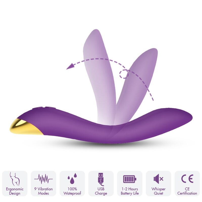 ARMONY - MULTI-POSITION FLAMINGO VIBRATOR PURPLE