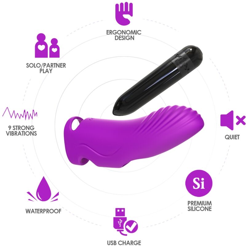 ARMONY - AURORA VIBRATING FINGER VIOLET