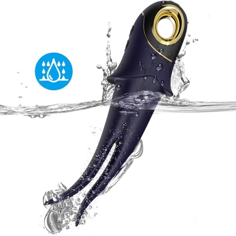 ARMONY - SHADOW DOUBLE HEAD TEASING VIBRATOR BLUE
