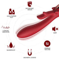 ARMONY - ELK RABBIT CURVED VIBRATOR RED