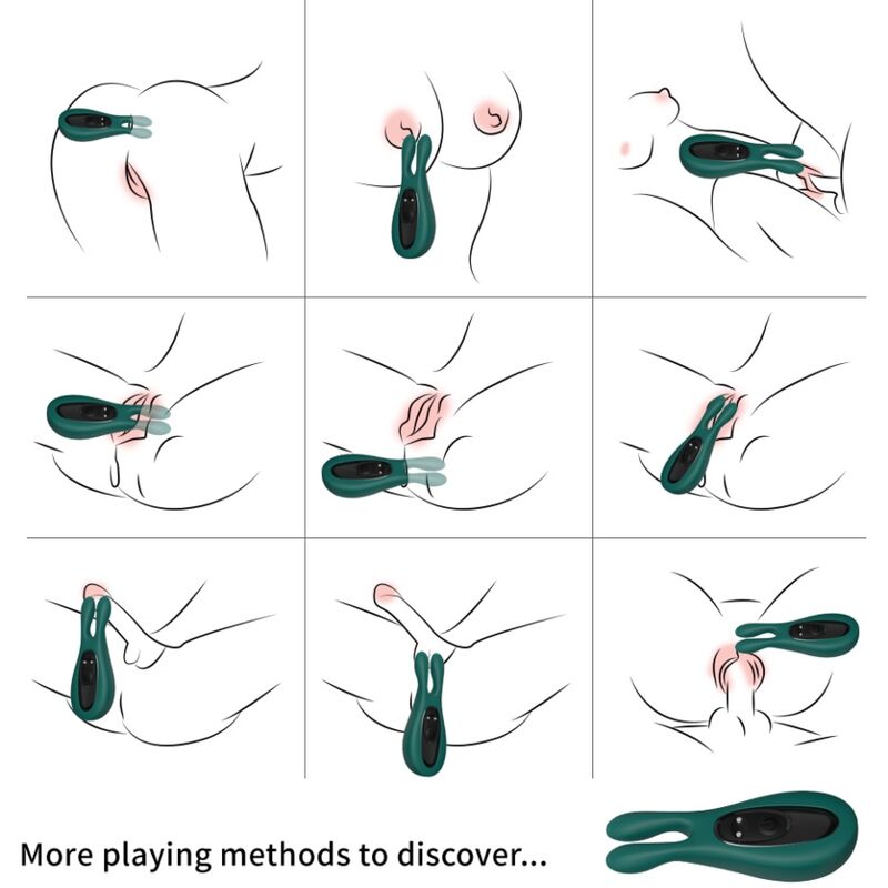 ARMONY - GREEN RABBIT STIMULATOR & VIBRATOR