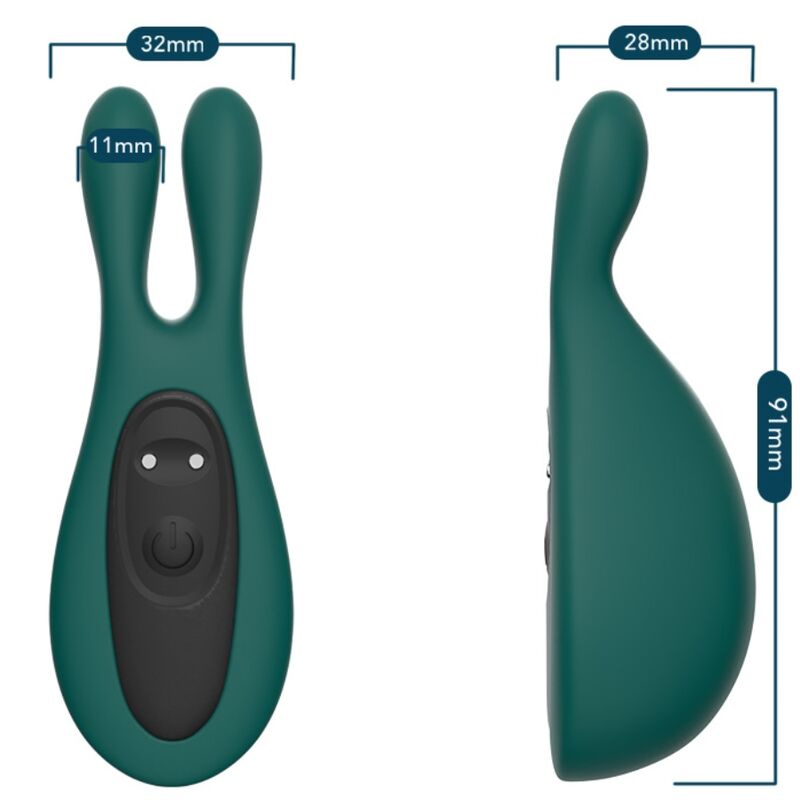 ARMONY - GREEN RABBIT STIMULATOR & VIBRATOR