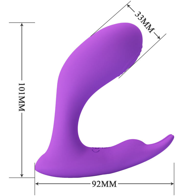 PRETTY LOVE - IDABELLE VIOLET VIBRATING AND PULSATING REMOTE CONTROL