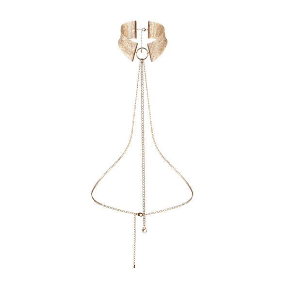 JEWELLERY - METALLIC DESIRE GOLD PLATED METALLIC NECKLACE