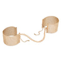 JEWELLERY - METALLIC DESIRE GOLD-PLATED METAL MESH CUFFS