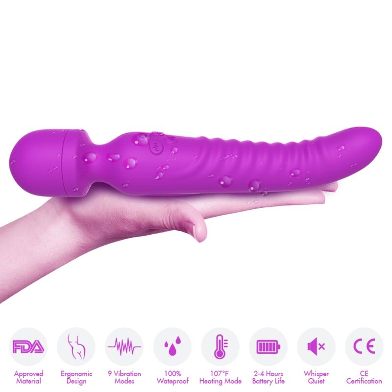 ARMONY - MASSAGER & VIBRATOR WITH HEAT EFFECT PURPLE