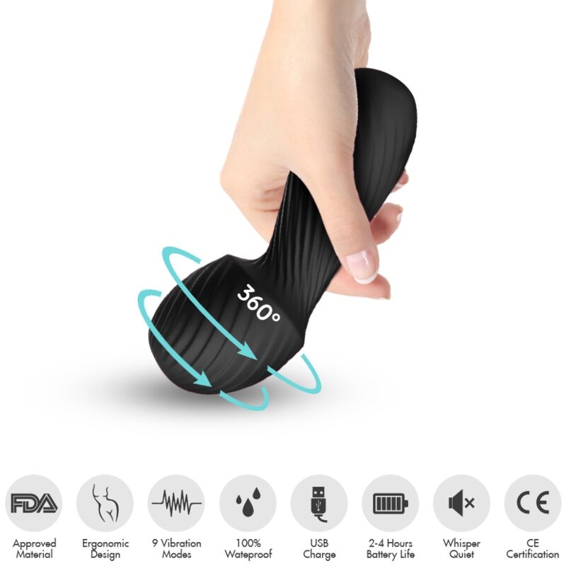 ARMONY - DAZZLE MASSAGER & SMALL BLACK VIBRATOR
