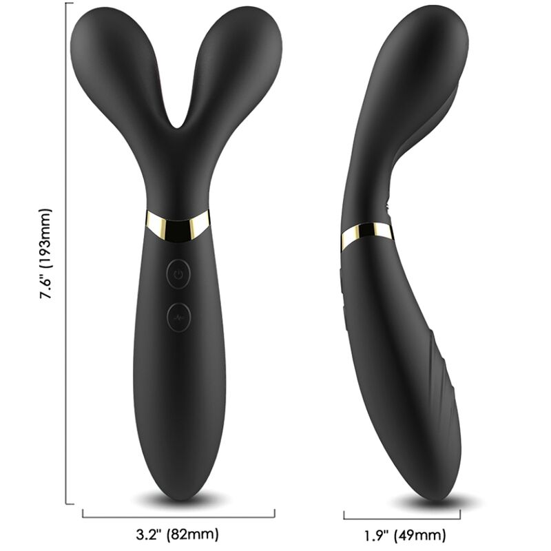 ARMONY - Y-WAND MASSAGER & DUAL HEAD VIBRATOR BLACK