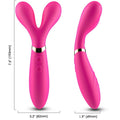 ARMONY - Y-WAND MASSAGE & VIBRATEUR DOUBLE TÊTE FUCHSIA