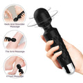 ARMONY - POSTMAN MASSAGER AND VIBRATOR WITH SUPER FLEXIBLE HEAD - BLACK