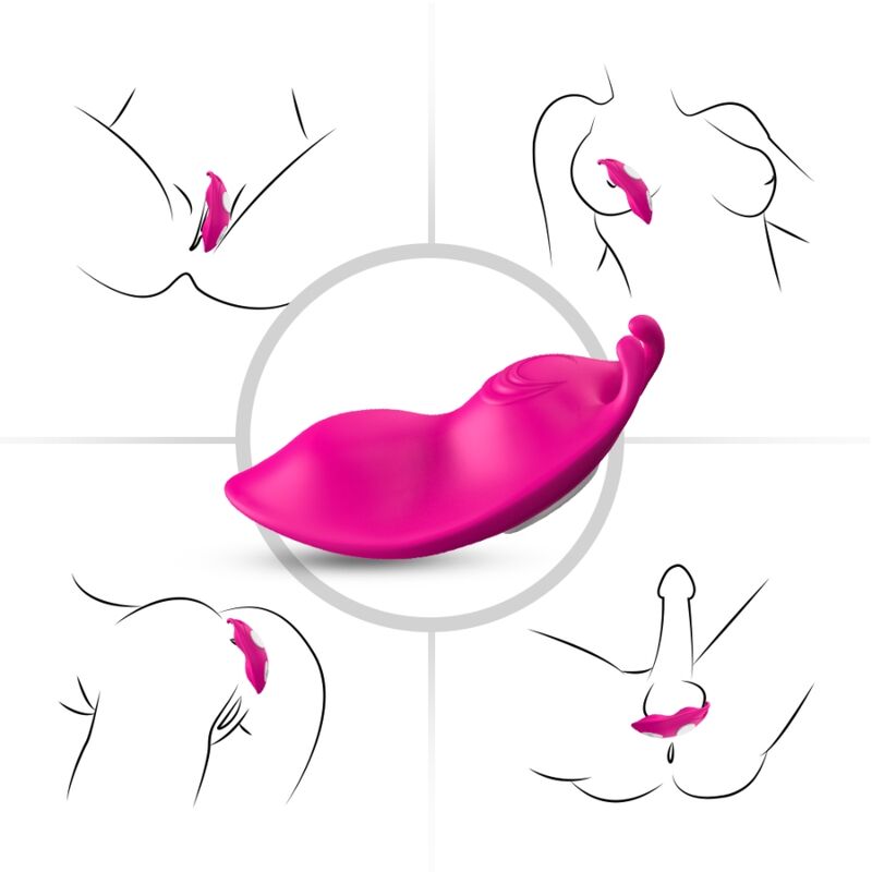 ARMONY - HONEYBEE WEARABLE G-SPOT VIBRATOR PANTIES FUCHSIA - FREE APP