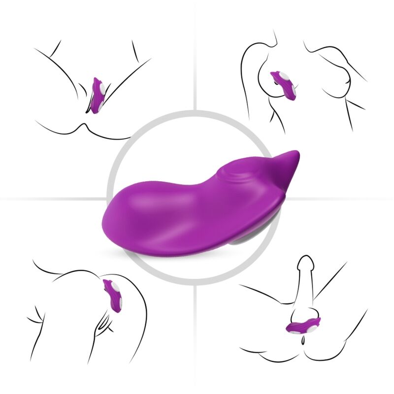 ARMONY - WEARABLE PANTY VIBRATOR BUTTERFLY REMOTE CONTROL PURPLE