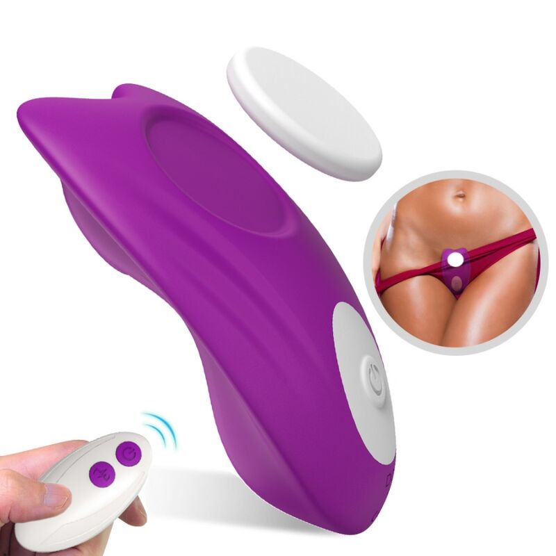 ARMONY - WEARABLE PANTY VIBRATOR BUTTERFLY REMOTE CONTROL PURPLE