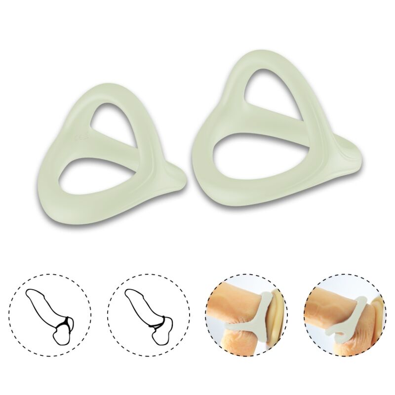 ARMONY - LUMINOUS TREASURE DOUBLE SILICONE RING