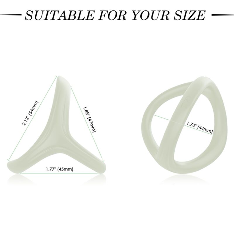 ARMONY - LUMINOUS TREASURE DOUBLE SILICONE RING