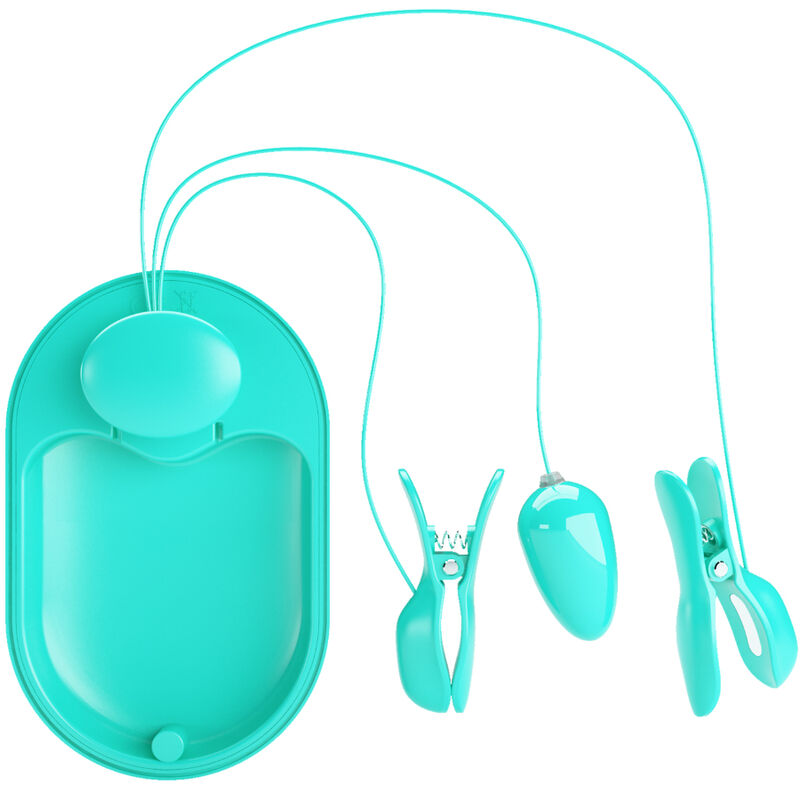 PRETTY LOVE - BLUE ELECTRO STIMULATION CLAMP SURPRISE BOX