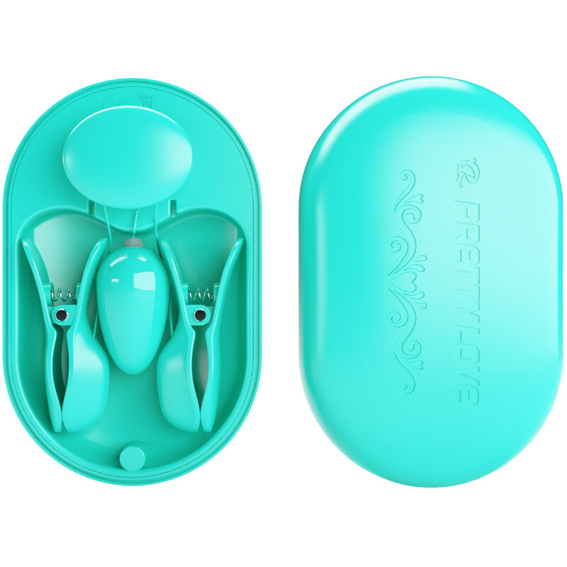 PRETTY LOVE - BLUE ELECTRO STIMULATION CLAMP SURPRISE BOX