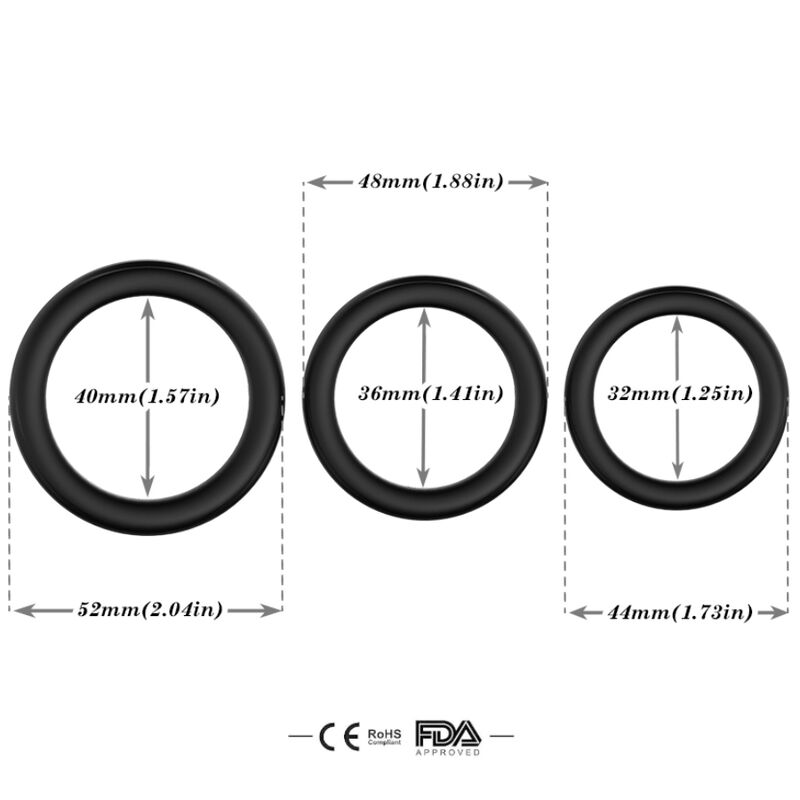 ARMONY - TRIPLE LUMINOUS SILICONE RING